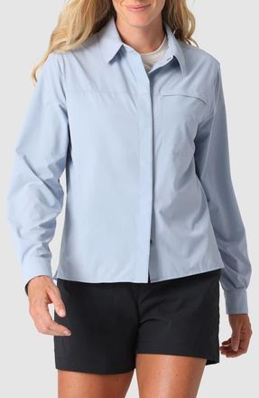 Outdoor Research Astroman Long Sleeve Sun Shirt in Fjord at Nordstrom, Size Medium