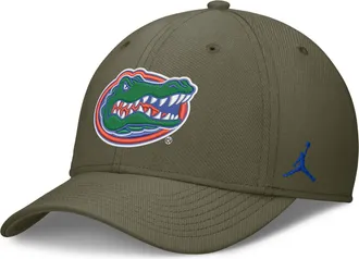 Nike Jordan Mens Florida Primetime Jordan Brand Dri-FIT College Hat in Brown | JC3A2DHUFN-U78