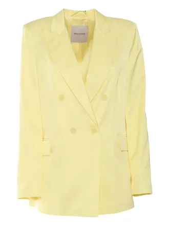 Ermanno Scervino peak-lapel double-breasted blazer - Yellow