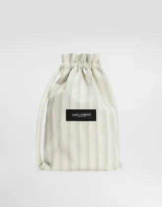 Dolce & Gabbana Striped Poplin Crossbody Bag - Man Shoppers Multicolor Onesize