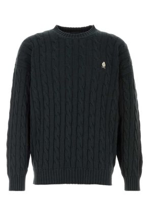Prada Black Crew Neck Sweaters
