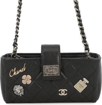 Chanel Black Rhinestone Pochette (Pre-Owned)