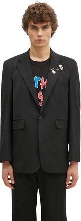 Aries Single Breasted Tailored Jacket - Heren - Blazers - Zwart - L - Wol - Jassen