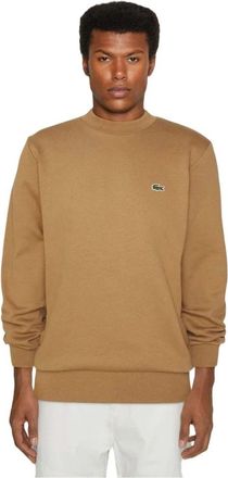 Lacoste Sh 9608-00-Six Sweatshirt - Heren - Sweatshirts - Bruin - S - Hoodies & sweatvesten