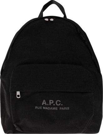 A.P.C. Backstage Small Backpack - Heren - Rugzakken - Zwart - ONE Size - Nylon - Tassen