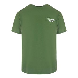 Plein Sport Korte Mouwen T-shirt in Olijf