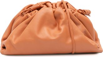 Bottega Veneta Pre-owned Womens The Pouch Clutch Leather - Tan - One Size