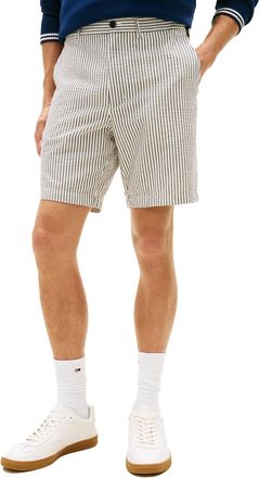 Tommy Hilfiger Bermuda Tommy Hilfiger creme navy gestreept chino