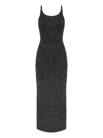 Gestuz Zalpha 2-in-1 midi dress - women - Alpaca/Wool/Recycled Polyester/Elastane - M - Grey