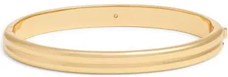 Nordstrom Demi Fine Smooth Hinge Bangle in 14K Gold Plated at Nordstrom
