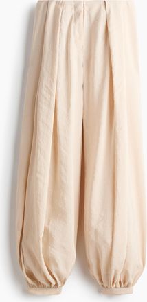 H&M Hose aus Modal mit Balloon Leg - Beige