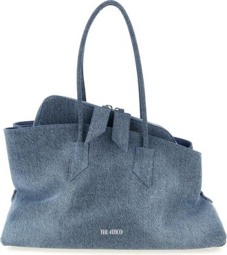 The Attico Blue La Passeggiata Medium Shoulder Bag