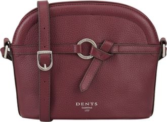 Dents Womens Sloane Leather Cross Body Bag - Red - One Size