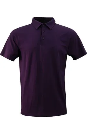 Lords of Harlech Pietro Stretch Cotton Polo Shirt in Plum at Nordstrom, Size Xx-Large