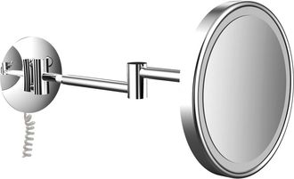 Emco Emco - Espejo De Afeitado Y Maquillaje Led, De Dos Brazos, Con