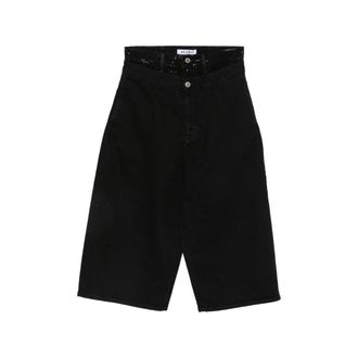 The Attico Wide-leg Cropped Jeans