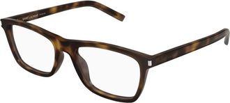 Saint Laurent Optisch montuur - Heren - Brillen - Bruin - 56 MM - Accessoires