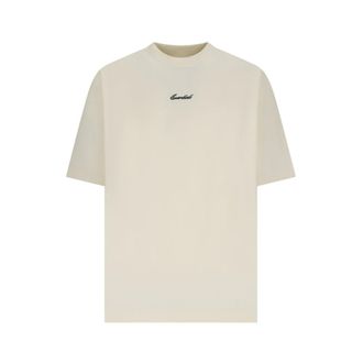 Fear of God T-Shirts, male, Beige, Size: M Signature 90s Short Sleeve Tee
