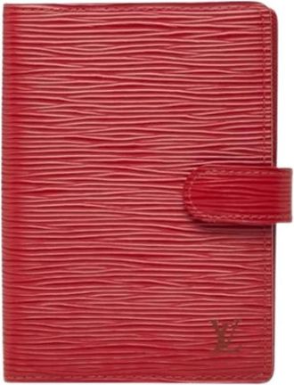 Louis Vuitton Pre-owned Vintage Portemonnee - Dames - Vintage Accessoires - Rood - ONE Size - Leer - Vintage