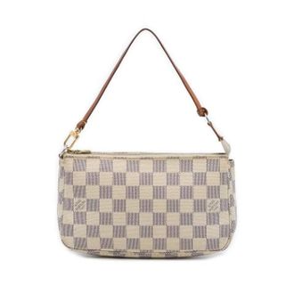 Louis Vuitton Pre-owned Pochette Accessoires - Dames - Pre-owned - Wit - Maat: ONE Size Leer