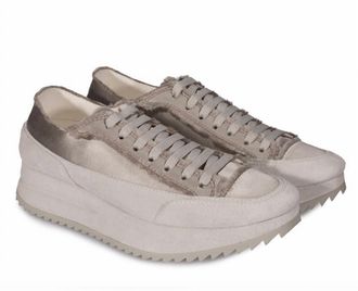 Pedro Garcia Womens Orella Sneakers In Lentil Satin