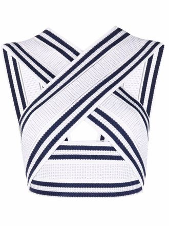 Balmain Cropped top - Wit