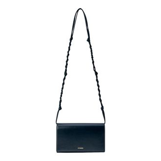Jil Sander Cross Body Bags, female, Black, Size: ONE SIZE Tangle Crossbody Bag