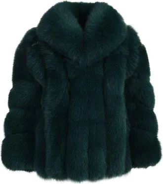 Wanan Luxury Love Fox Fur Jacket