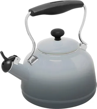 Chantal Vintage 1.7-Quart Enamel-on-Steel Teakettle in Fade Gray at Nordstrom
