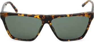 The Attico Occhiali da sole squadrati tartarugati - Marrone