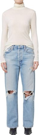 A Gold E 90s Jean In Threadbare