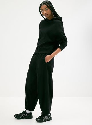 Twik Womens Fleece barrel-leg pant