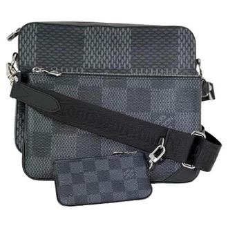 Louis Vuitton Pre-owned Trio Messenger - Heren - Pre-owned - Grijs - Maat: ONE Size