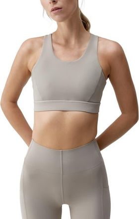 Born Living Yoga Denise High Support Performance Sport Top in Grain at Nordstrom, Size Medium Eu