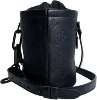 Louis Vuitton Pre-owned Bucket Bag - Dames - Vintage Tas - Zwart - ONE Size - Leer - Vintage