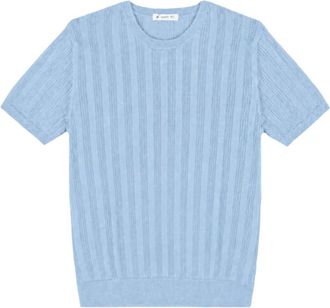 Manuel Ritz Round-neck Truien - Heren - Ronde hals truien - Blauw - 3XL - Truien & Vesten
