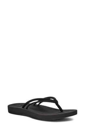 Sanuk Cosmic Sands Water Friendly Flip Flop in Blk at Nordstrom, Size 10