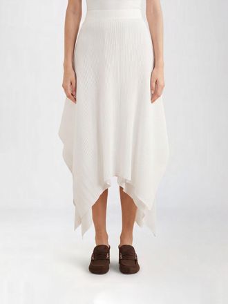 J.W.Anderson High-Waisted Asymmetrical Knit Midi Skirt