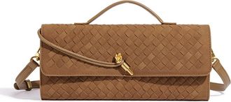 Generic Vintage Frosted Bag for Women, Elegant Convertible Clutch Shoulder Bag for Dinner & Party