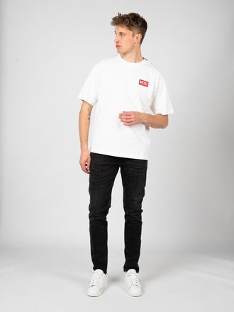 Diesel T-shirt T-Nlabel Mannen Wit