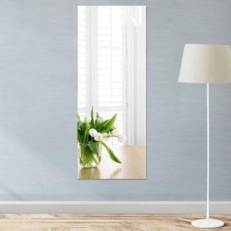 OEM Espejo Autoadhesivo, 40 X 122 Cm, Espejo Adhesivo Flexible, Paneles De Espejo, Capas De Espejo Acr&iacute;lico De 0,3 Mm De Grosor