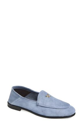 G/Fore Metal Tees Suede Flex Loafer in Willow at Nordstrom, Size 9.5