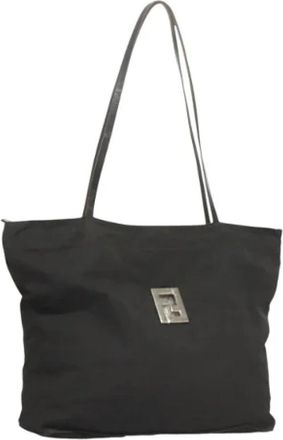 Fendi Pre-owned Canvas fendi-bags - Dames - Vintage Shopper - Zwart - ONE Size - Vintage