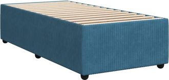 vidaXL Estructura De Cama De Terciopelo Azul 90x200 Cm Vidaxl