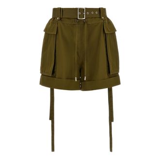 Alexander McQueen Alexander McQueen, Short Shorts, female, Green, Size: XS Short Shorts