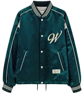Wooyoungmi Varsity-Inspired Nylon Jacket With Contrast Trim