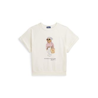 Ralph Lauren T-shirt met korte mouwen en ronde hals met teddybeer