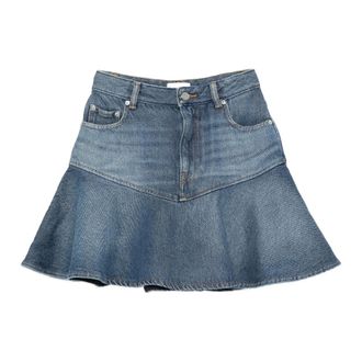 Ganni Denim Skirts, female, Blue, Size: L Ganni Skirts Blue