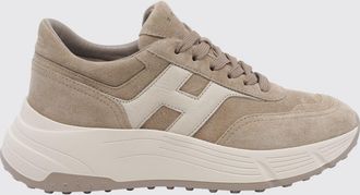 Hogan Sneaker H669 in pelle di vitello e suede con suola chunky