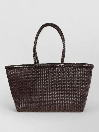 Dragon Diffusion big b weave basket dual handle tote